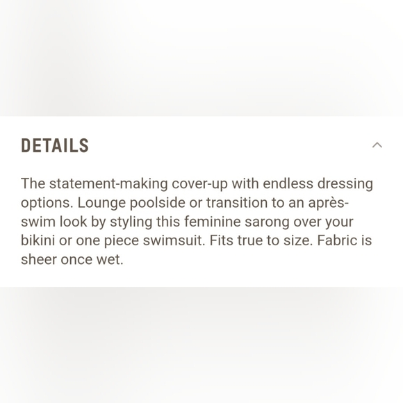 Skims swim SARONG SKIRT - Picture 7 of 7